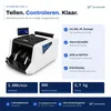 SCANNUM® 1200-S Geldtelmachine – Biljettelmachine met Productafbeelding-voorbeeld 2