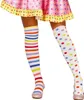 Clown Fröhliche Karneval Muse Bunte Strümpfe Gestreift Produktbild-Vorschau 8