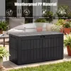 Coffre de jardin extérieur COSTWAY, 380 litres, avec Voir les images du produit 4