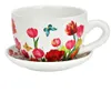 Pflanztasse aus Keramik mit Unterteller, Blumentopf in Produktbild-Vorschau 4
