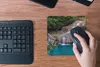 MuchoWow® Mauspad Mousepad Wasserfall - Felsen - Landschaft Produktbild-Vorschau 4