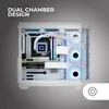 Mars Gaming MC-3TCOREW, Midi Tower, PC, Weiß, ATX, micro Produktbild-Vorschau 3