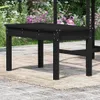 vidaXL Zahradní lavice černá 80x44x45 cm z masivního Náhled obrázku produktu 3