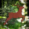 Dekoracja Ogrodowa Jeleń Z Stali Corten, Patynowany, Podgląd zdjęcia produktu 3