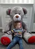 XXL Teddybär 160cm | Plüschbär Stofftier Kuscheltier Produktbild-Vorschau 4