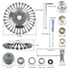 Speed 150 mm Profi Motorsense Unkrautbürste Wildkrautbürste Produktbild-Vorschau 11