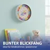 Kinder Wanduhr Sonne&Wolken Ø25x4cm Kunststoff Glas bunt Produktbild-Vorschau 5