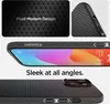 Collage of images showing a phone case from different angles and close-ups of its texture and design. Produktbild-Vorschau
