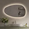 S'AFIELINA 85×50 cm Miroir asymétrique LED - miroir de Voir les images du produit 2
