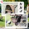 PawHut – kočík pre psov, kočík pre domáce zvieratá, psí Náhľad obrázku produktu 6