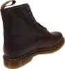 A side view of a brown leather boot. Voir les images du produit