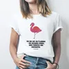 Mr. & Mrs. Panda T-Shirt Flamingo Classic - Weiß - Produktbild-Vorschau 4