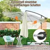 Parasol Izrielar 3,5 m crème – Parasol extra large pour Voir les images du produit 4