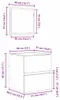 vidaXL Badezimmerschrank Artisan-Eiche 41 x 38,5 x 45 cm Produktbild-Vorschau 6