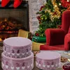 Gebäckdose Wichtel 3er Set rosa 3 Größen Weihnachtskekse Produktbild-Vorschau 3