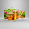 Bild auf Leinwand - Leinwandbild - Honig Glas Glas Vitamin Produktbild-Vorschau 3