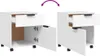 Cartella mobile con rotelle Bianco 45x38x54 cm Materiale a Anteprima dell’immagine prodotto 6
