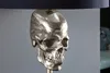 Extravagante Tischlampe SKULL 56cm schwarz silber Metall Produktbild-Vorschau 10