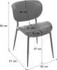 lot de 6 chaises de salle à manger HWC-O45, chaise, bois Voir les images du produit 9