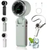 Zimilo Tragbarer Handventilator mit 5 Windstufen, LED Produktbild-Vorschau 1