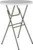 tectake® Stehtisch Pascal rund standfest mit Produktbild-Vorschau 1