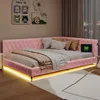 INONEFT Polsterbett Schlafsofa 140x200 cm mit Type-C und Produktbild-Vorschau 7