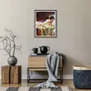 Gerahmtes Poster - Schwarzer Rahmen - Frau Modell - 40x50 Produktbild-Vorschau 7