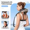 Beheiztes Nackenmassagegerät, Shiatsu-Rückenmassagegerät Produktbild-Vorschau 2