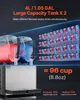 VEVOR kommerzielle Slush-Maschine 4 L x 2 Doppeltank Produktbild-Vorschau 2