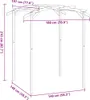 vidaXL Záhradná pergola z impregnovaného borovicového dreva Náhľad obrázku produktu 5