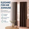Kräuselband-Vorhang 300x245cm #9009 dunkelbraun Produktbild-Vorschau 4