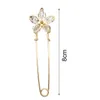 Blume Form Anti-Exposition Frauen Brosche Pin Glänzende Produktbild-Vorschau 4