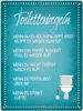 Toilettenregeln Metallschild XXL Schild Blechschild Produktbild-Vorschau 1