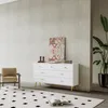 MODFU Buffet avec 7 Tiroirs et Pieds Métalliques - Meuble Voir les images du produit 3