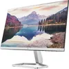 A white HP monitor displaying a landscape image, shown from a side angle on its stand. Produktbild-Vorschau