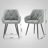 WOLTU 6er Set Esszimmerstühle, ergonomischer Sessel, aus Produktbild-Vorschau 3