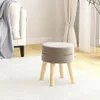 vidaXL Okrúhla stolička Dark Grey Velvet Náhľad obrázku produktu 2