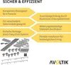 Avoltik Solar Halterung Ziegeldach Montageset Dach Produktbild-Vorschau 8