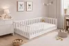 Kinderbett Einzelbett 90x200 cm Weiß Montessori Bodenbett Produktbild-Vorschau 1