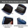 Fomax Geldbörse aus echtem Leder, elegantes Design mit Produktbild-Vorschau 3