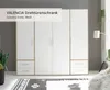 Kleiderschrank "Valencia" in Sonoma Eiche / Weiß mit 4 Produktbild-Vorschau 7
