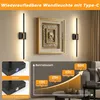 Set di 2 lampade da parete a LED per interni, ricaricabili, Anteprima dell’immagine prodotto 3