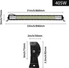 TRMLBE 405W LED Arbeitsscheinwerfer 7D Combo Produktbild-Vorschau 2