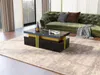 Sweiko Table basse rectangulaire moderne avec plateau Voir les images du produit 5