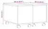 vidaXL Couchtisch Altholz-Optik 60x60x38 cm Holzwerkstoff Produktbild-Vorschau 7