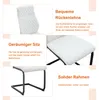 Ensemble table et chaises, table ronde de 60 cm en MDF avec Voir les images du produit 6