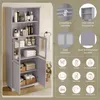 Flieks Armoire de salle de bain avec portes vitrées, Voir les images du produit 10