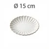 Piatto in porcellana bianco crema 15 cm – Piatto con bordo Anteprima dell’immagine prodotto 7