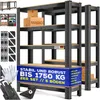MASKO® Set da 2 scaffali da magazzino, scaffale per carichi Anteprima dell’immagine prodotto 1