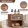 GUUSII HOME Brotkasten XL Zirbenholz Brotbox 2 Etagen Produktbild-Vorschau 3